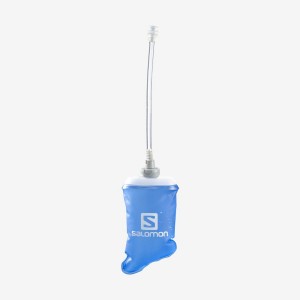 Women's Salomon SOFT FLASK 500ml/17oz STRAW 28 Bags Blue | UAE2229RVD