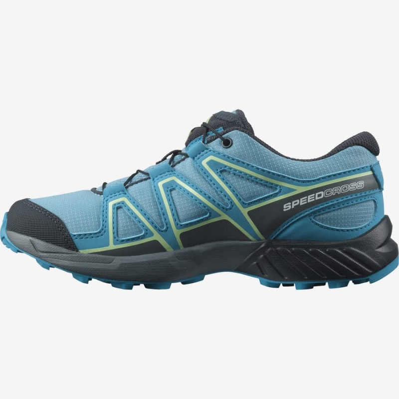 Kids' Salomon SPEEDCROSS Trail Running Shoes Blue | UAE2024SGL