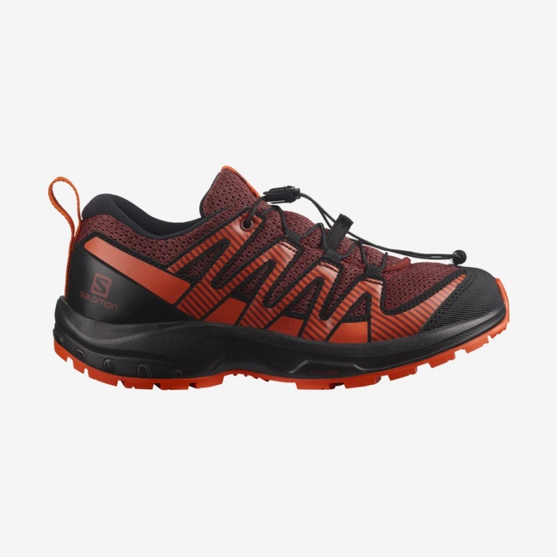 Kids\' Salomon XA PRO V8 Trail Running Shoes Orange | UAE2032ZUT