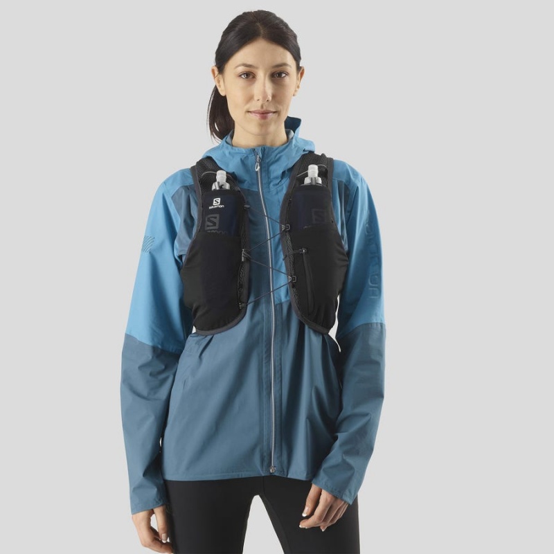 Women's Salomon ACTIVE SKIN 8 Running Packs Black | UAE2275VRW