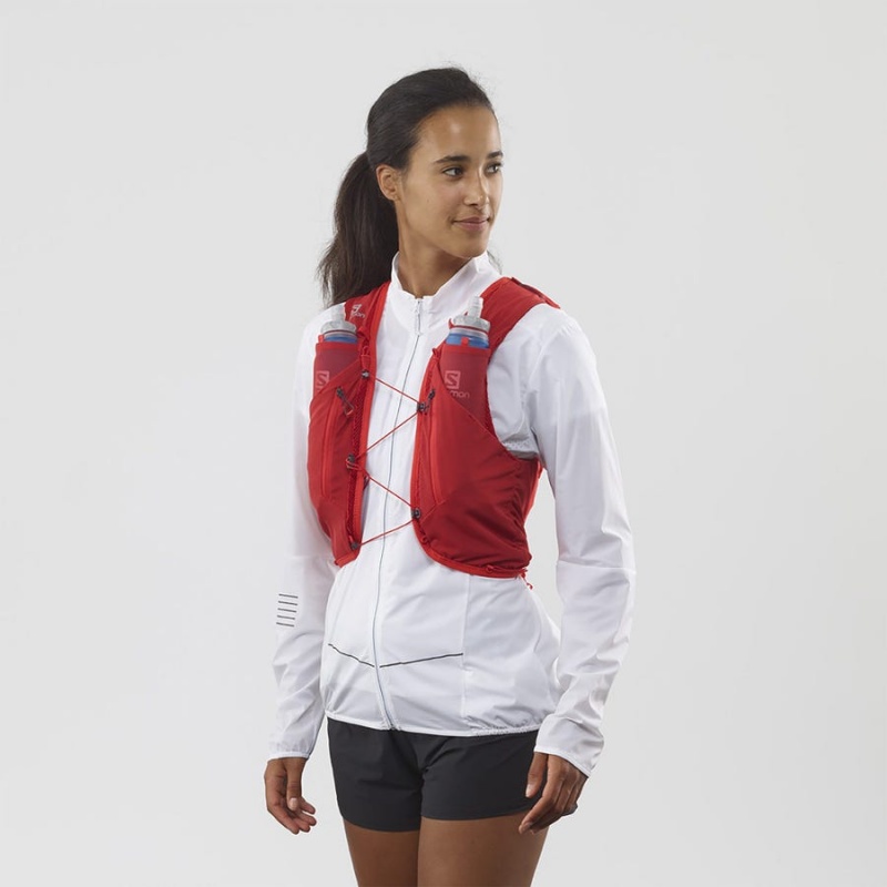 Women's Salomon ADV SKIN 12 Running Packs Red | UAE2260OKI