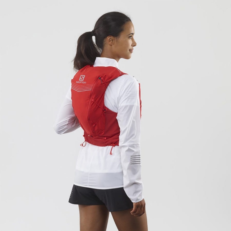 Women's Salomon ADV SKIN 12 Running Packs Red | UAE2260OKI