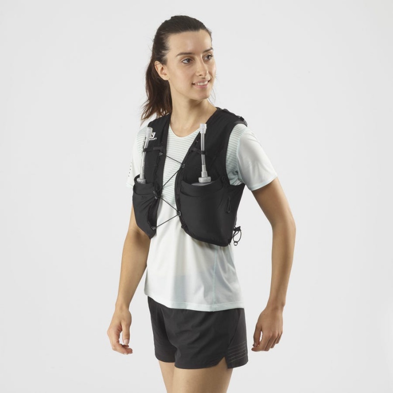 Women's Salomon ADV SKIN 8 Running Packs Black | UAE2306PJJ