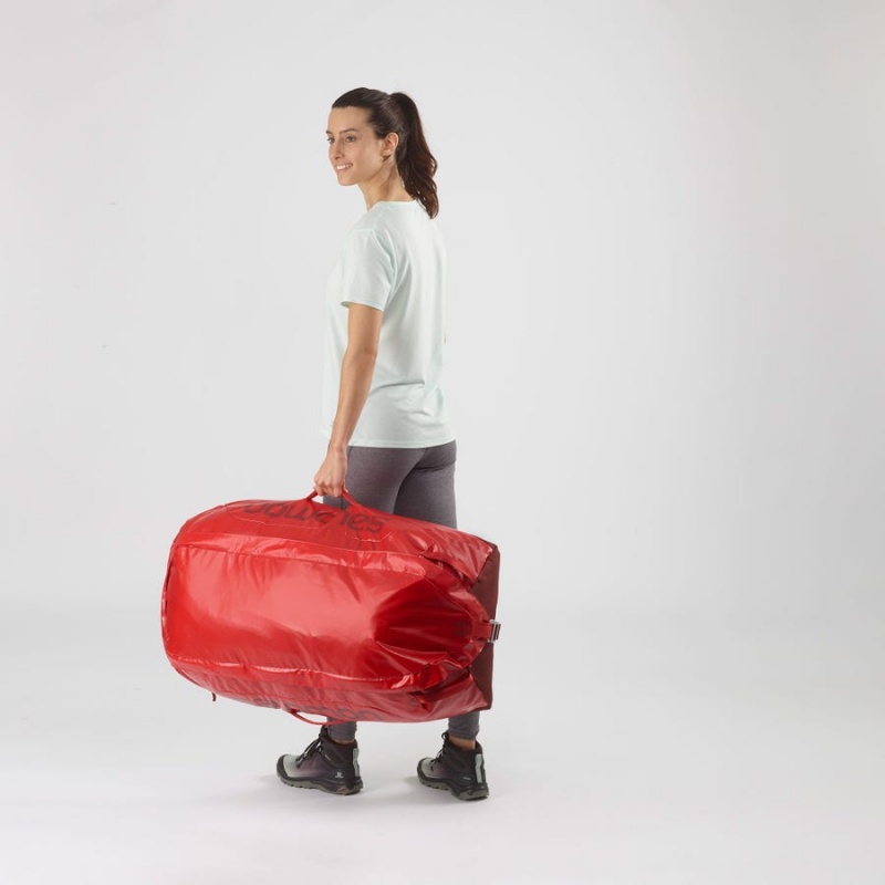 Women's Salomon OUTLIFE DUFFEL 100 Bags Red | UAE2199KOR