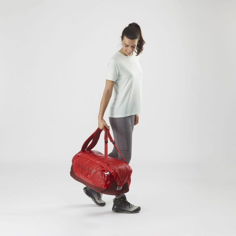 Women's Salomon OUTLIFE DUFFEL 45 Bags Red | UAE2210AHK